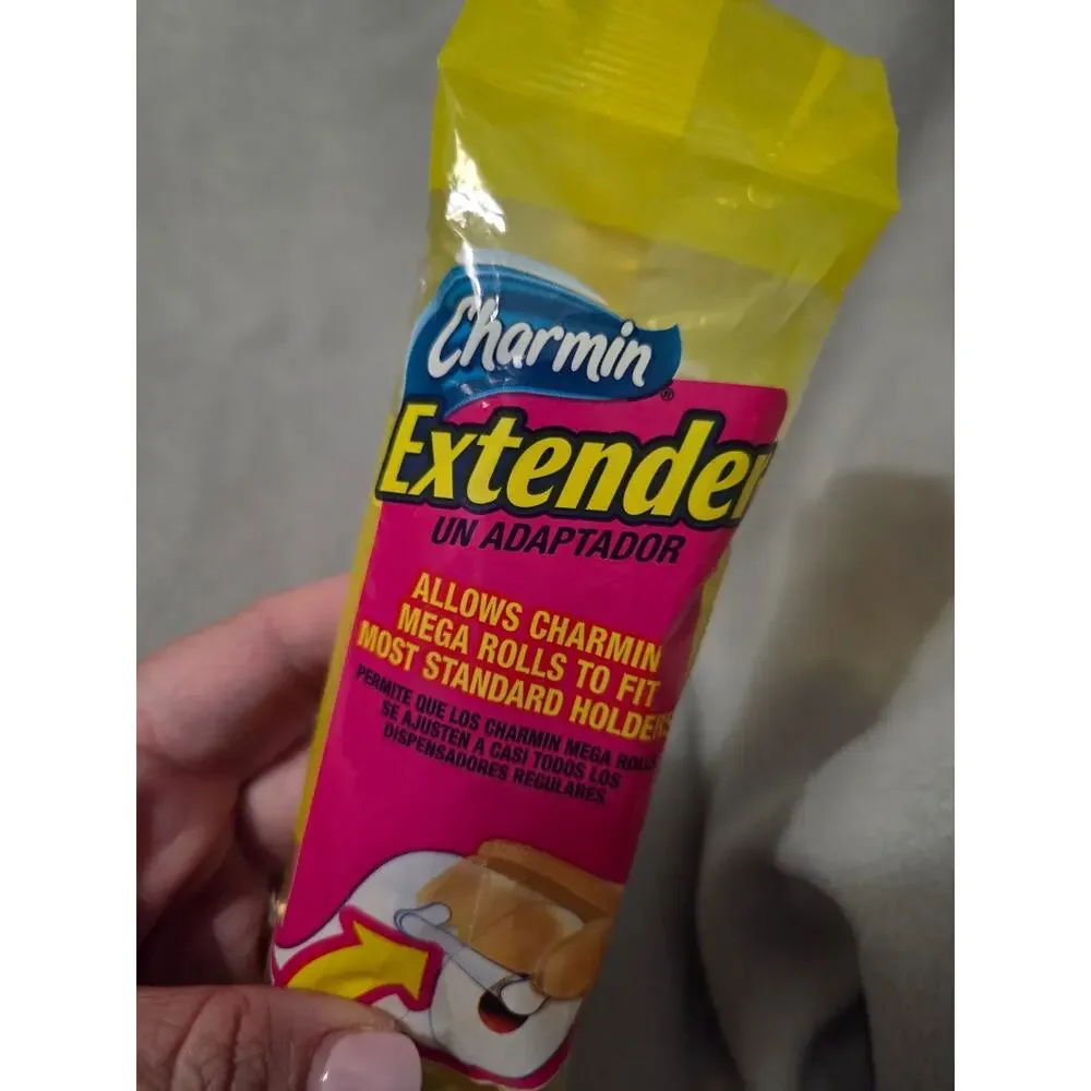 New Charmin Toilet Paper Extender Adapter Mega Roll Fits Most Standard Holders